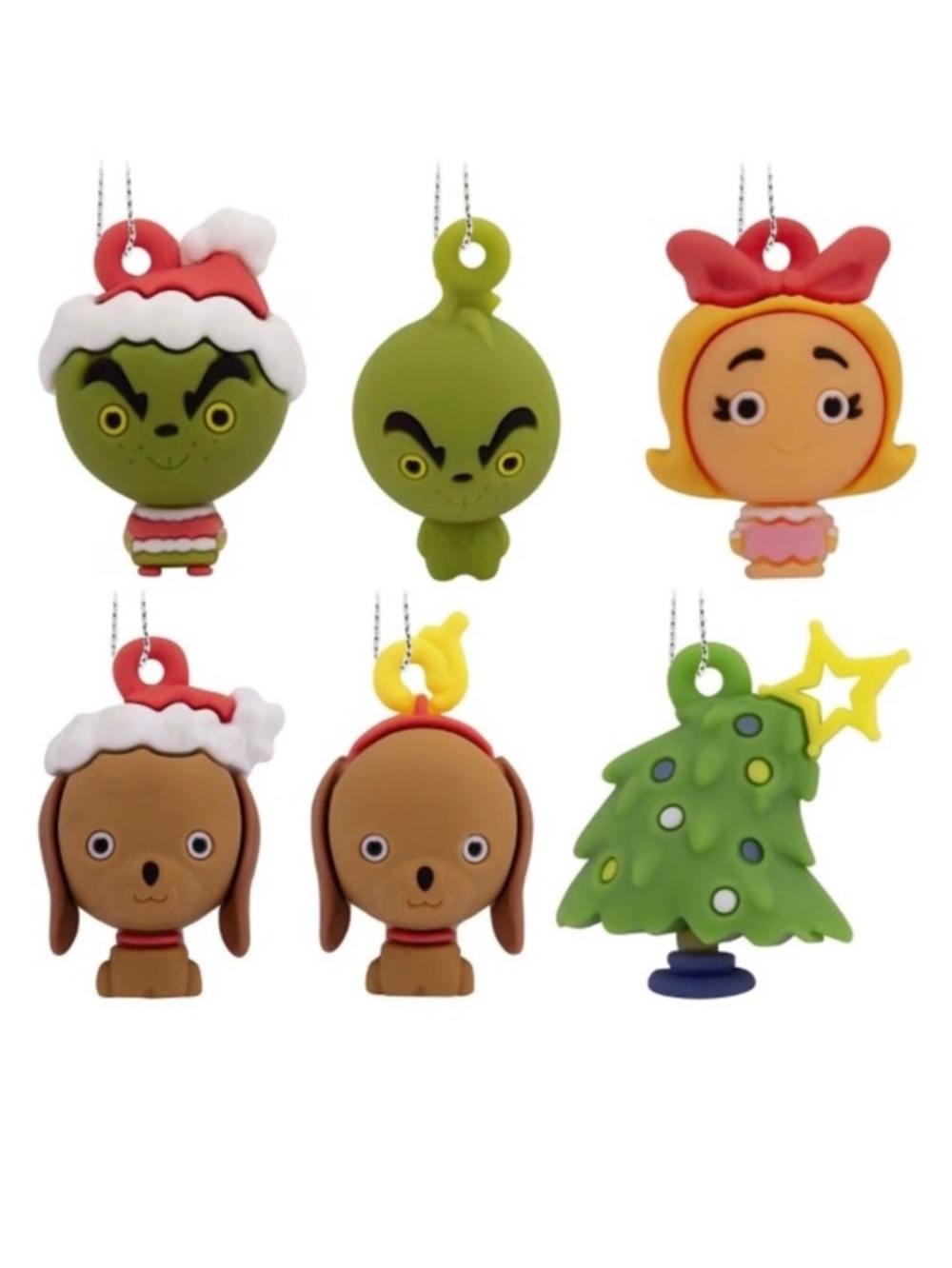 Hallmark The Grinch Set of (6) Mini Christmas Ornaments (NWT)